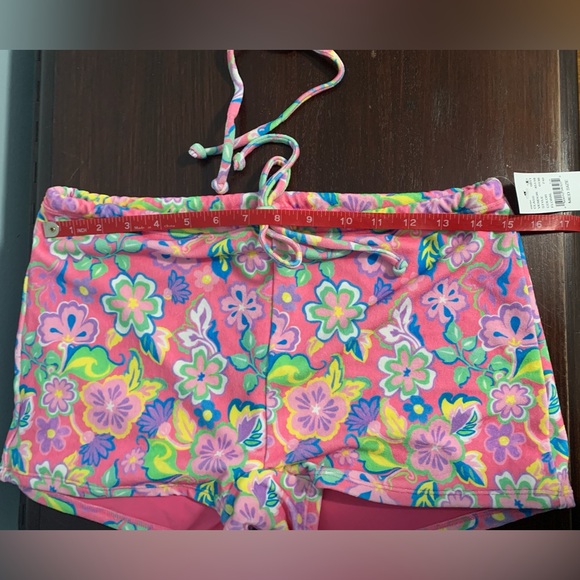 NWT_Pink Floral Boyshort Bikini Bottoms__NWT - Picture 7 of 9